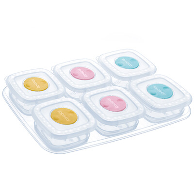Jide JDCOCO food supplement box baby snacks portable with lid storage box food supplement box frozen 6 sticks 80ml green pink yellow
Jide JDCOCO food supplement box baby snacks portable with lid storage box food supplement box frozen 6 sticks 80ml green pink yellow