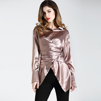 BURDULLY Women Satin Silk Blouses Shirts High Quality 2018 Spring Ladies Turn Down Collar Blouse Long Sleeve Office Work Elegant
BURDULLY Women Satin Silk Blouses Shirts High Quality 2018 Spring Ladies Turn Down Collar Blouse Long Sleeve Office Work Elegant