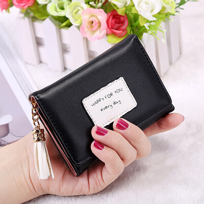 New Fashion Womens Simple Vintage Wallet Solid Color Letters Pattern Trifold Short Purse Wallet for Girls
New Fashion Womens Simple Vintage Wallet Solid Color Letters Pattern Trifold Short Purse Wallet for Girls