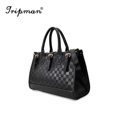 Tripman Bolsas Femininas new plaid leather handbag wholesale office elegant women shoulder bag hot sale leisure bags
Tripman Bolsas Femininas new plaid leather handbag wholesale office elegant women shoulder bag hot sale leisure bags