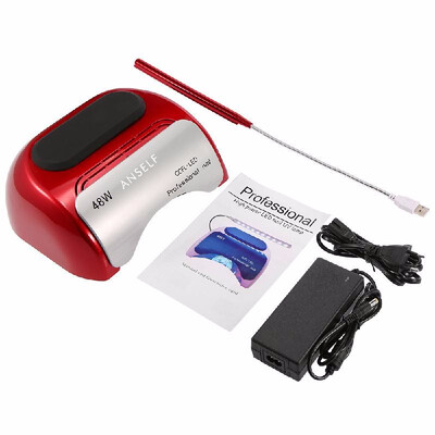 Anself 48W LED CCFL Nail Lamp Nail Gel Dryer Nail Curing Machine Fingernail Toenail Gel Curing 110 240V Nail Art Painting Salo
Anself 48W LED CCFL Nail Lamp Nail Gel Dryer Nail Curing Machine Fingernail Toenail Gel Curing 110 240V Nail Art Painting Salo