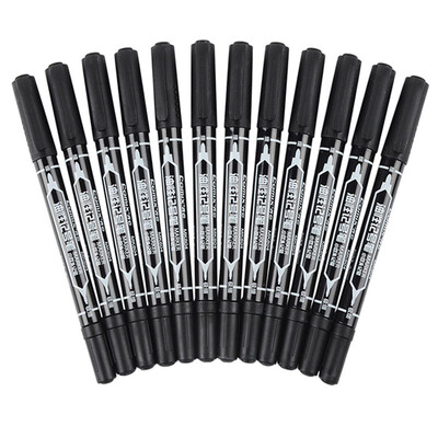Comix 12 pcs Black Quick Dry Waterproof Small Double Oil Grease Marker Office Stationery MK804
Comix 12 pcs Black Quick Dry Waterproof Small Double Oil Grease Marker Office Stationery MK804