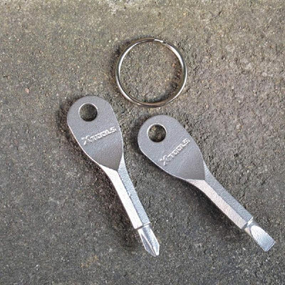 Home & Living Accessories Portable Stainless Steel Head Key Ring Key Chain Screwdriver
Home & Living Accessories Portable Stainless Steel Head Key Ring Key Chain Screwdriver