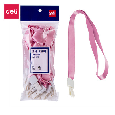Deli deli 12 documents card sets lanyard high-end business work card rope width 10mm fresh red 8352
Deli deli 12 documents card sets lanyard high-end business work card rope width 10mm fresh red 8352