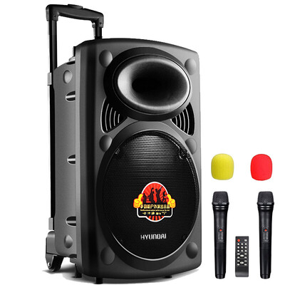 Hyundai HYUNDAI square dance sound rod speaker outdoor Bluetooth 15-inch subwoofer portable battery portable 15 inch dual microphone version 8520 double microphone
Hyundai HYUNDAI square dance sound rod speaker outdoor Bluetooth 15-inch subwoofer portable battery portable 15 inch dual microphone version 8520 double microphone