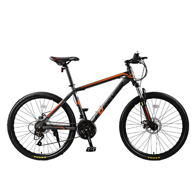 Permanent bicycle 26 inch 24 shifting shock absorber front fork double disc brakes mountain bike male&female students bicycle off-road vehicle T16 black orange
Permanent bicycle 26 inch 24 shifting shock absorber front fork double disc brakes mountain bike male&female students bicycle off-road vehicle T16 black orange