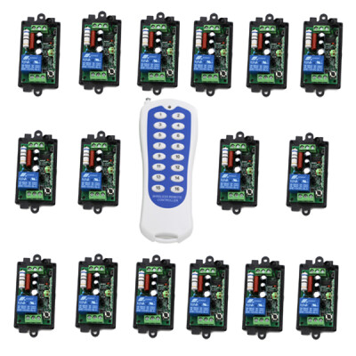 MITI AC220V 1 CH 1CH RF Wireless Switch Remote Control Switch System,16CH Transmitter Toggle/Momentary,315/433.92
MITI AC220V 1 CH 1CH RF Wireless Switch Remote Control Switch System,16CH Transmitter Toggle/Momentary,315/433.92