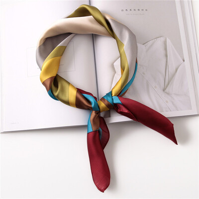 Guttavalli Women Fashion Colorful Geometric Square Tie Small Chevron Summer Female Skinny Scarf Bohemia Stripes Satin Scarves
Guttavalli Women Fashion Colorful Geometric Square Tie Small Chevron Summer Female Skinny Scarf Bohemia Stripes Satin Scarves