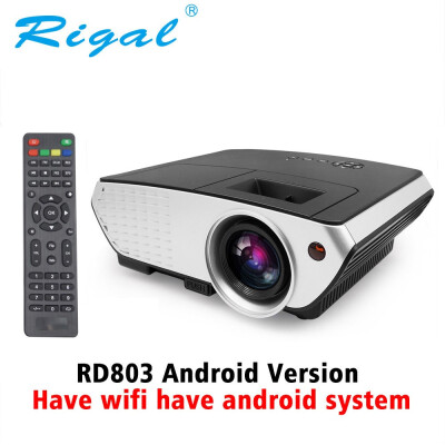 Rigal RD803W Android 44 WIFI Airplay Miracast 2000 lúmenes Proyector de cine en casa Proyector HD con HDMI VGA USB AV Mini beamer
Rigal RD803W Android 44 WIFI Airplay Miracast 2000 lúmenes Proyector de cine en casa Proyector HD con HDMI VGA USB AV Mini beamer