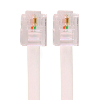 Shanze SAMZHE DH-2020L 2-core multi-strand 6P2C copper telephone line voice jumper machine extension cable line finished telephone line with crystal head 20 meters
Shanze SAMZHE DH-2020L 2-core multi-strand 6P2C copper telephone line voice jumper machine extension cable line finished telephone line with crystal head 20 meters