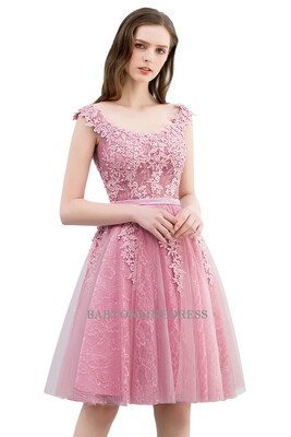 Homecoming Dress Cheap A Line Short Appliques Cocktail Party Dress Knee Length Lace Graduation Dresses
Homecoming Dress Cheap A Line Short Appliques Cocktail Party Dress Knee Length Lace Graduation Dresses