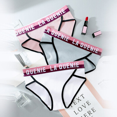 Yu Zhaolin Ms Womens Underwear Womens Cotton Mid-Waist Girls Briefs Cute Cartoon Campus Wind M4 Lake Blue Bean Paste Pure White M-code
Yu Zhaolin Ms Womens Underwear Womens Cotton Mid-Waist Girls Briefs Cute Cartoon Campus Wind M4 Lake Blue Bean Paste Pure White M-code
