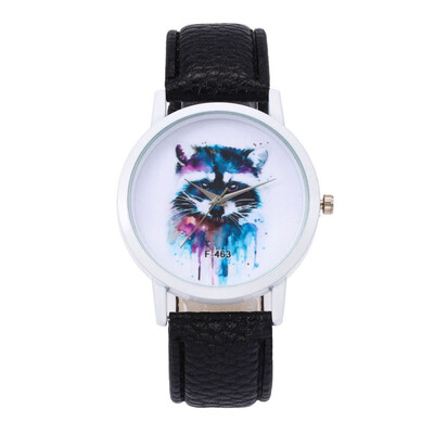 Zhoulianfa Brand Women Quartz Watch Fashion Raccoon Print Leather Band Analog Wristwatch Ladies Casual Dress Watches relogio
Zhoulianfa Brand Women Quartz Watch Fashion Raccoon Print Leather Band Analog Wristwatch Ladies Casual Dress Watches relogio