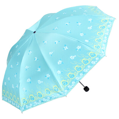 Heaven umbrella UPF50 increase the reinforcement of love heart full of color plastic blue plastic three fold business sunny umbrella umbrella blue 33322E
Heaven umbrella UPF50 increase the reinforcement of love heart full of color plastic blue plastic three fold business sunny umbrella umbrella blue 33322E