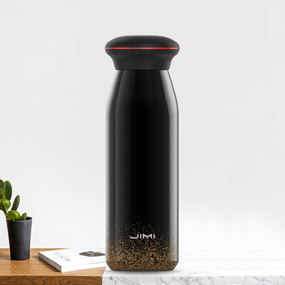 Jimmy goods JIMI smart temperature accompanying cup touch temperature reminder drinking cup stainless steel vacuum insulation cold smart student cup gift holiday gift 400ml S1 black
Jimmy goods JIMI smart temperature accompanying cup touch temperature reminder drinking cup stainless steel vacuum insulation cold smart student cup gift holiday gift 400ml S1 black