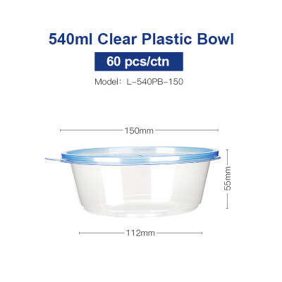 

OTOR Salad Bowl Cover Take Out Пластиковый контейнер для еды для быстрого обеда с микроволновой прозрачной пластиковой коробкой дл