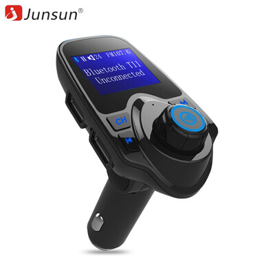 Junsun Bluetooth Car Kit FM Transmitter Handfree Car MP3 Audio Player Dual USB Car Charger TF USB AUX BT Play Car Accessories
Junsun Bluetooth Car Kit FM Transmitter Handfree Car MP3 Audio Player Dual USB Car Charger TF USB AUX BT Play Car Accessories