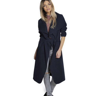 2018 New Arrival Spring Autumn Long Sleeve with Belt Jacket Women Casual Jacket Coat Long Coat Trench Women
2018 New Arrival Spring Autumn Long Sleeve with Belt Jacket Women Casual Jacket Coat Long Coat Trench Women