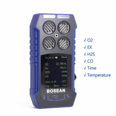Gas Detector Oxygen O2 H2S Carbon Monoxide CO Flammable 4 in 1 Analyzer Tester Meter Monitor Toxic Harmful Gas Leakage Detector
Gas Detector Oxygen O2 H2S Carbon Monoxide CO Flammable 4 in 1 Analyzer Tester Meter Monitor Toxic Harmful Gas Leakage Detector
