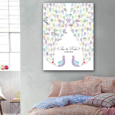 Guest Signature Wedding Canvas Signing Board Canvas Painting Wedding Gift Party Gift-Peacock Wedding DIY Decoration
Guest Signature Wedding Canvas Signing Board Canvas Painting Wedding Gift Party Gift-Peacock Wedding DIY Decoration