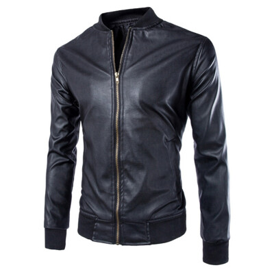 Zogaa Men's Leather Clothing Fashion Pure Color Short Slim Stand Collar Casual Washing
Zogaa Men's Leather Clothing Fashion Pure Color Short Slim Stand Collar Casual Washing