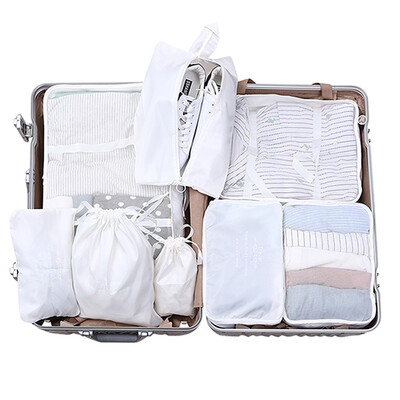 Vilscijon Victoria waterproof travel storage bag luggage sorting bag underwear storage bag wash bag suit clothing storage 8 piece set white 2601
Vilscijon Victoria waterproof travel storage bag luggage sorting bag underwear storage bag wash bag suit clothing storage 8 piece set white 2601
