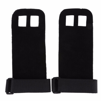 Pair of Outdoor Sports Elastic Soft Palm Gloves Guard for Weightlifting barbell Two-hole guard Leather texture
Pair of Outdoor Sports Elastic Soft Palm Gloves Guard for Weightlifting barbell Two-hole guard Leather texture