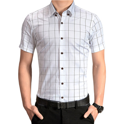 Men Dress Plaid Shirts New 2016 Spring Summer Fashion Men Short Sleeves Men Shirts High Quality Men Shirt Plus Size 5XL Hot Sale
Men Dress Plaid Shirts New 2016 Spring Summer Fashion Men Short Sleeves Men Shirts High Quality Men Shirt Plus Size 5XL Hot Sale
