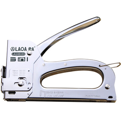 Old A LAOA metal 3 nail gun code nail gun door type u type T nail gun stapler LA148103
Old A LAOA metal 3 nail gun code nail gun door type u type T nail gun stapler LA148103