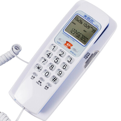 Misi MSQ 1005 corded one-button redial telephone anti-lightning anti-jamming desktop wall dual-use telephone white
Misi MSQ 1005 corded one-button redial telephone anti-lightning anti-jamming desktop wall dual-use telephone white