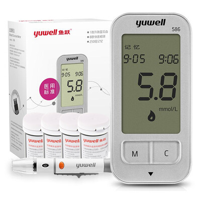 Yu Yue YUWELL blood glucose meter 586 type home intelligent free code blood glucose meter 100 piece test paper accurate blood sugar tester automatic
Yu Yue YUWELL blood glucose meter 586 type home intelligent free code blood glucose meter 100 piece test paper accurate blood sugar tester automatic