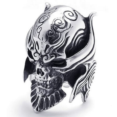 Hpolw Large Biker Mens Gothic Casted Skull Black&Silver Stainless Steel beautiful design skeleton Ring Width35mm
Hpolw Large Biker Mens Gothic Casted Skull Black&Silver Stainless Steel beautiful design skeleton Ring Width35mm
