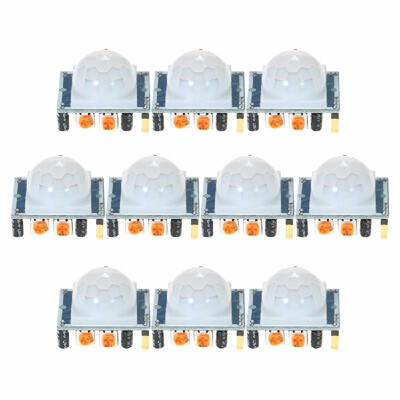 Ipcamera 10pcs HC-SR501 IR Pyroelectric Infrared IR PIR Motion Sensor Detector Module SR04 N2B2T4U8
Ipcamera 10pcs HC-SR501 IR Pyroelectric Infrared IR PIR Motion Sensor Detector Module SR04 N2B2T4U8
