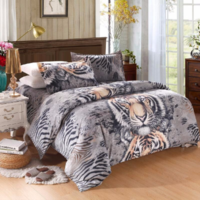 Tiger Pattern 4Pcs 3D Printed Bedding Set Bedclothes Home Textiles Queen Size Quilt Cover Bed Sheet 2 Pillowcases
Tiger Pattern 4Pcs 3D Printed Bedding Set Bedclothes Home Textiles Queen Size Quilt Cover Bed Sheet 2 Pillowcases