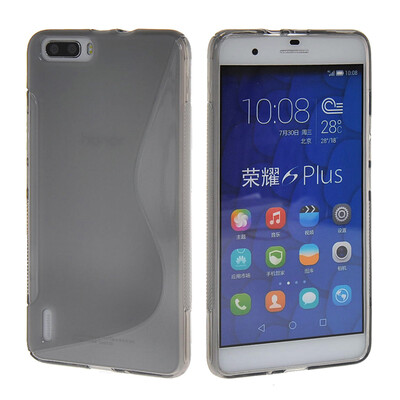 MOONCASE S - Line Soft Flexible Silicone Gel TPU Skin Shell Back Case Cover for Huawei Honor 6 plus 6X Grey
MOONCASE S - Line Soft Flexible Silicone Gel TPU Skin Shell Back Case Cover for Huawei Honor 6 plus 6X Grey