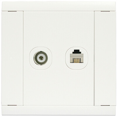 Schneider socket panel a branch TV socket A5 glitter series white one TV with a branch
Schneider socket panel a branch TV socket A5 glitter series white one TV with a branch