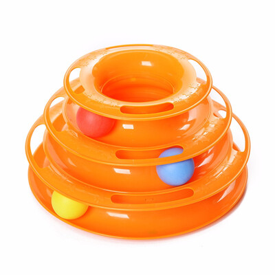 Plastic Three Levels Tower Tracks Disc Cat Toy Amusement Shelf Play Station Pet Cats Triple Play Disc Ball Toys Jouet Chat
Plastic Three Levels Tower Tracks Disc Cat Toy Amusement Shelf Play Station Pet Cats Triple Play Disc Ball Toys Jouet Chat