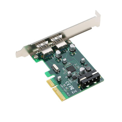 PCI-E To 2-Port USB31 Type A PCI Express Expansion Card USB 31 Hub Controller Adapter Superspeed 10 Gbps with Big 4Pin Power Con
PCI-E To 2-Port USB31 Type A PCI Express Expansion Card USB 31 Hub Controller Adapter Superspeed 10 Gbps with Big 4Pin Power Con