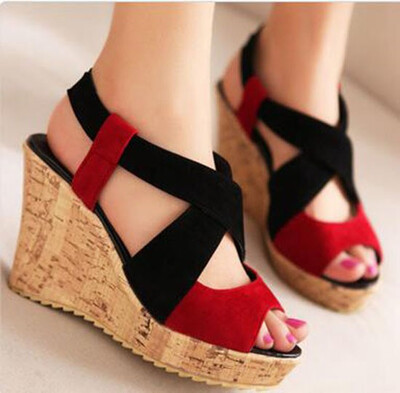 women wedge sandals peep toe elastic band ankle strap Bohemia beach sandals slipper platform shoes
women wedge sandals peep toe elastic band ankle strap Bohemia beach sandals slipper platform shoes