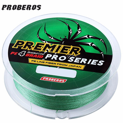 PROBEROS 100M Mixed Color PE Monofilament Fishing Line Strong 4 Strands Braided Wire PE material High tensile strength
PROBEROS 100M Mixed Color PE Monofilament Fishing Line Strong 4 Strands Braided Wire PE material High tensile strength