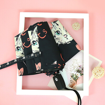 Cmon love cat vinyl umbrella parasol sunscreen umbrella cute small black umbrella folding umbrella umbrella female UV protection automatic umbrella automatic black
Cmon love cat vinyl umbrella parasol sunscreen umbrella cute small black umbrella folding umbrella umbrella female UV protection automatic umbrella automatic black