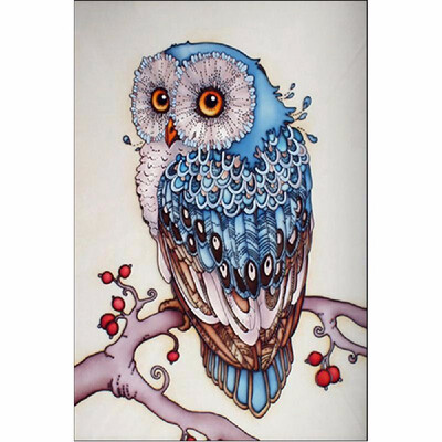 DIY Handmade 5D Diamond Painting Non full Rhinestone Pasted Cross Stitch Blue Owl Pattern for Home Wall Decoration
DIY Handmade 5D Diamond Painting Non full Rhinestone Pasted Cross Stitch Blue Owl Pattern for Home Wall Decoration