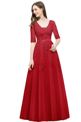 Half Sleeves Dust Pink Lace Evening Dresses 2018 Backless Applique Long Party Dresses
Half Sleeves Dust Pink Lace Evening Dresses 2018 Backless Applique Long Party Dresses