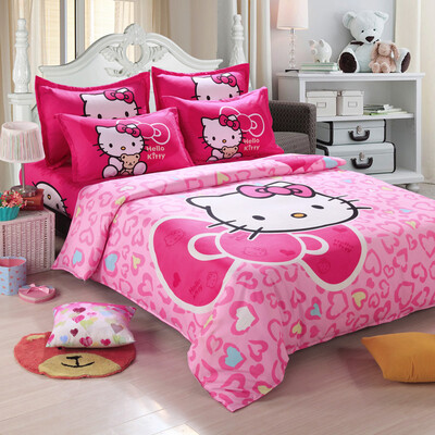 Cute Cartoon 4PCS Bedding Set for Adult Children Bed Linen with Duvet Cover/Bed Sheet/Pillowcases Twin/Full/Queen Size
Cute Cartoon 4PCS Bedding Set for Adult Children Bed Linen with Duvet Cover/Bed Sheet/Pillowcases Twin/Full/Queen Size