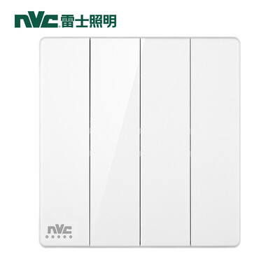 NVC switch socket panel smart series four four open single control with fluorescent 86 type bed switch socket no border large rocker panel white
NVC switch socket panel smart series four four open single control with fluorescent 86 type bed switch socket no border large rocker panel white