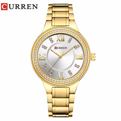 CURREN 9004 Top Luxury Brand Women Quartz Watch Crystal Design Ladies wristwatches relogio feminino 
CURREN 9004 Top Luxury Brand Women Quartz Watch Crystal Design Ladies wristwatches relogio feminino