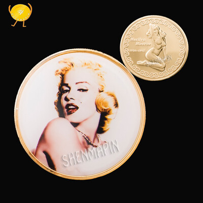 Beautiful Marilyn Monroe coin gold plated American sexy woman coin round art crafts collection New
Beautiful Marilyn Monroe coin gold plated American sexy woman coin round art crafts collection New