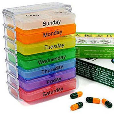 mymei Medicine Weekly Storage Pill 7 Day Tablet Sorter Box Container Case Organizer
mymei Medicine Weekly Storage Pill 7 Day Tablet Sorter Box Container Case Organizer