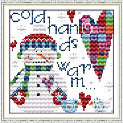 22 217cm DIY Handmade Counted Cross Stitch Set Embroidery Needlework Kits Christmas Snowman Pattern Cross Stitching Home Decora
22 217cm DIY Handmade Counted Cross Stitch Set Embroidery Needlework Kits Christmas Snowman Pattern Cross Stitching Home Decora