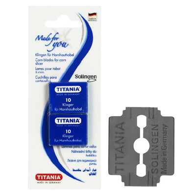 TITANIA TAIYIA to dead skin blade (20) 3100/2 * 10K (German imports of the United States foot pedicure foot pedicure to dead skin callus knife
TITANIA TAIYIA to dead skin blade (20) 3100/2 * 10K (German imports of the United States foot pedicure foot pedicure to dead skin callus knife